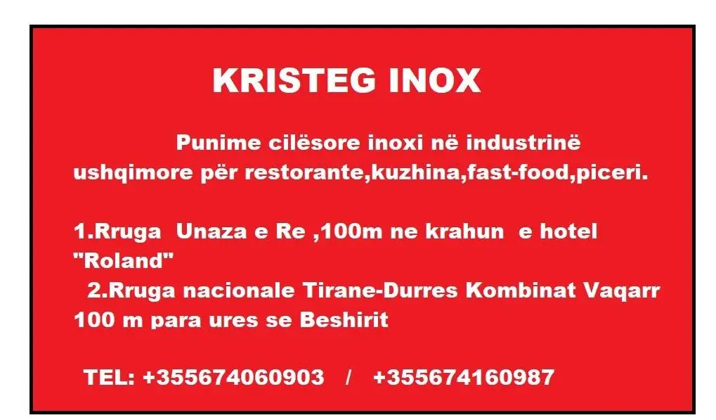 Ofertat e sezonit veror ne Kristeg Inox – foto 8